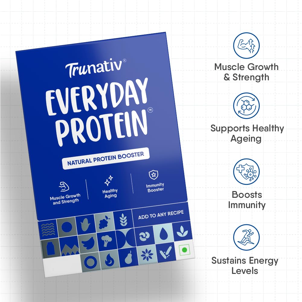 Trunativ Cookable Milk Whey Protein Isolate| 85% Protein Per Serving | Muscle Growth & Immunity Booster| Natural Protein Powder| No Added Sugar | Higher Protein Absorption | Unflavoured 900g (Pack of 1)