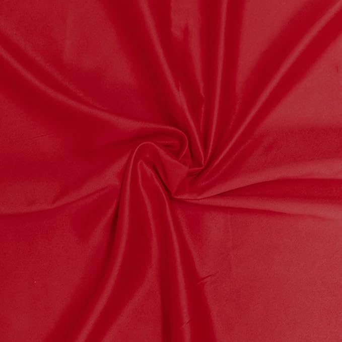 Stoa Paris Pillow Covers, Set of 2 Pieces Satin Pillow Covers Colour Flirty Red