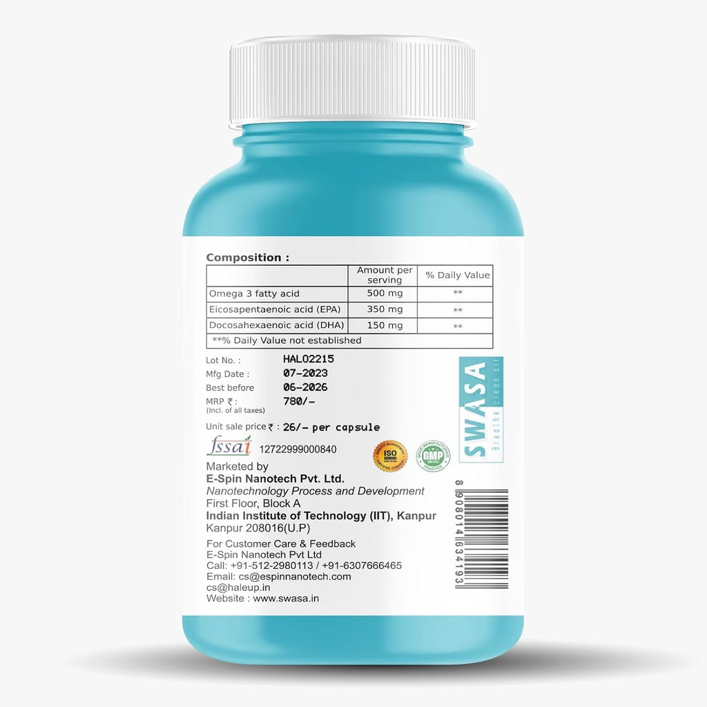 Haleup Omega 3 Capsules 500 mg