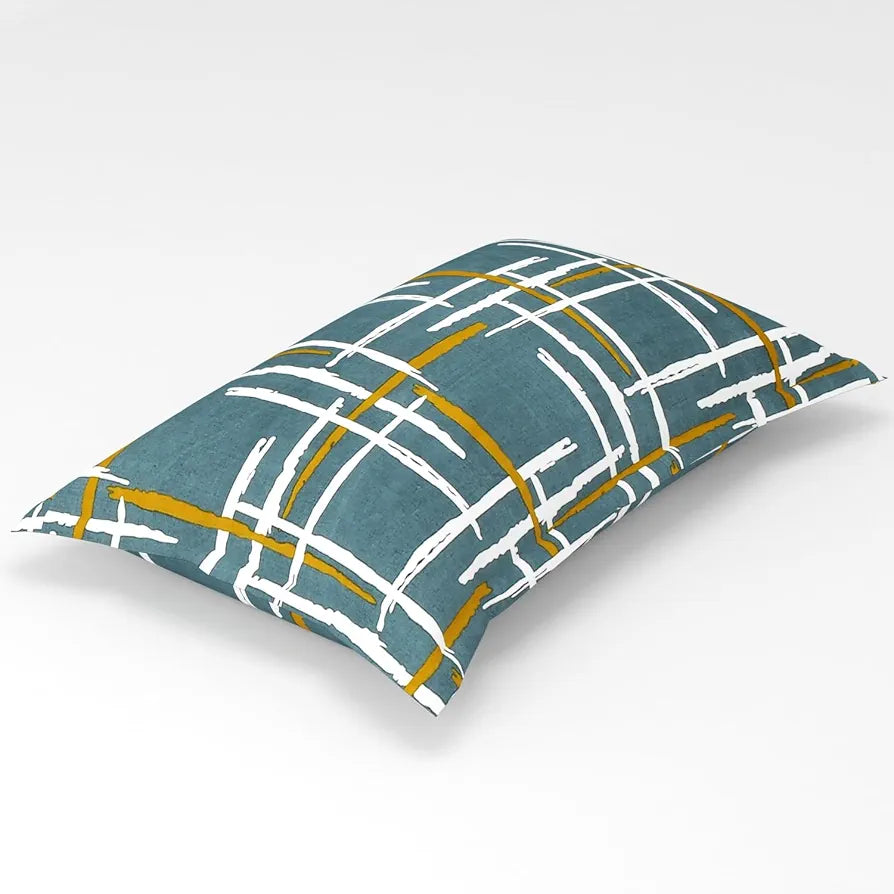 Homefab India 180 TC Microfiber Single BedSheet with 1 Pillow Cover Green