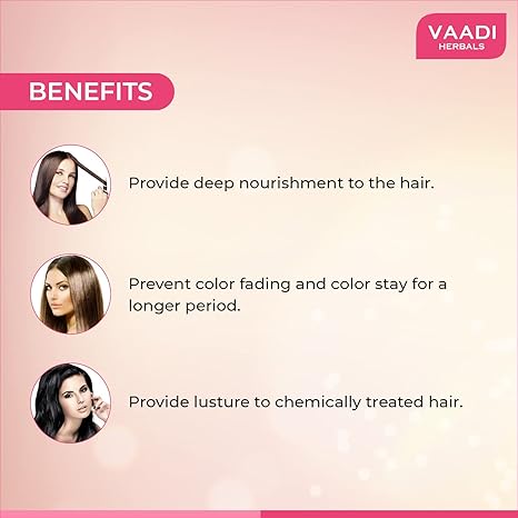 Vaadi Herbals Color Preserving Pink Lotus Shampoo - 110 ml