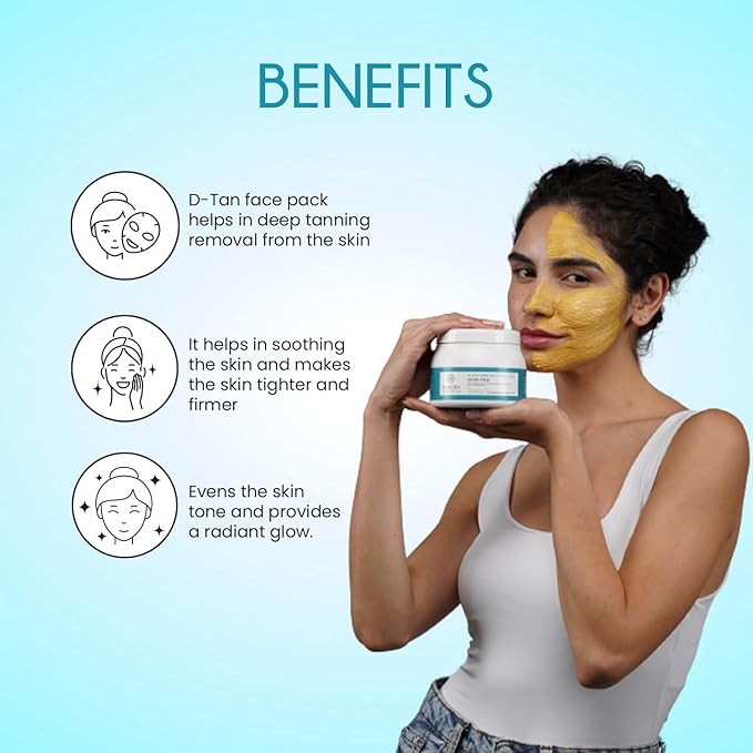 Skinora Alpha Arbutin & Kojic Acid Detan Mask - 500 Gms