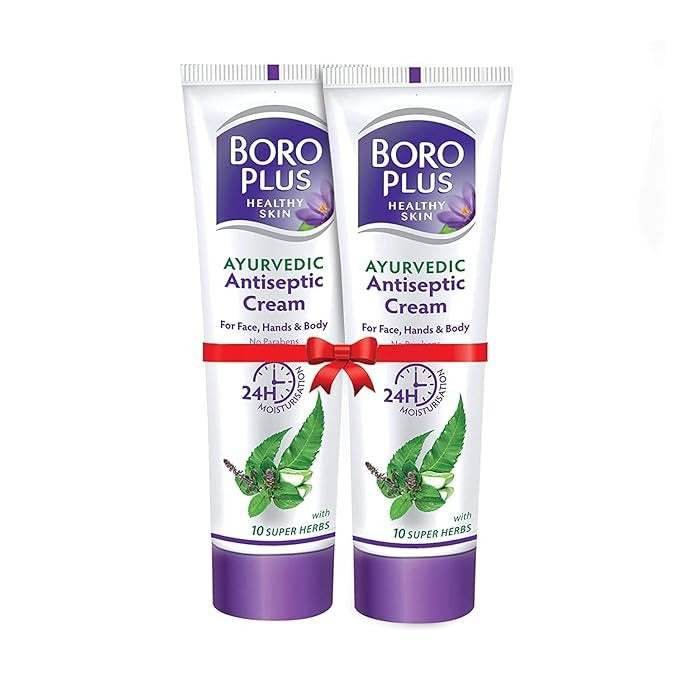 Boroplus Antiseptic Cream For Normal Skin - 80 ml (Pack Of 2)