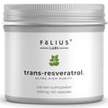 Folius Labs Ultra High Purity Trans-Resveratrol - 60 caps