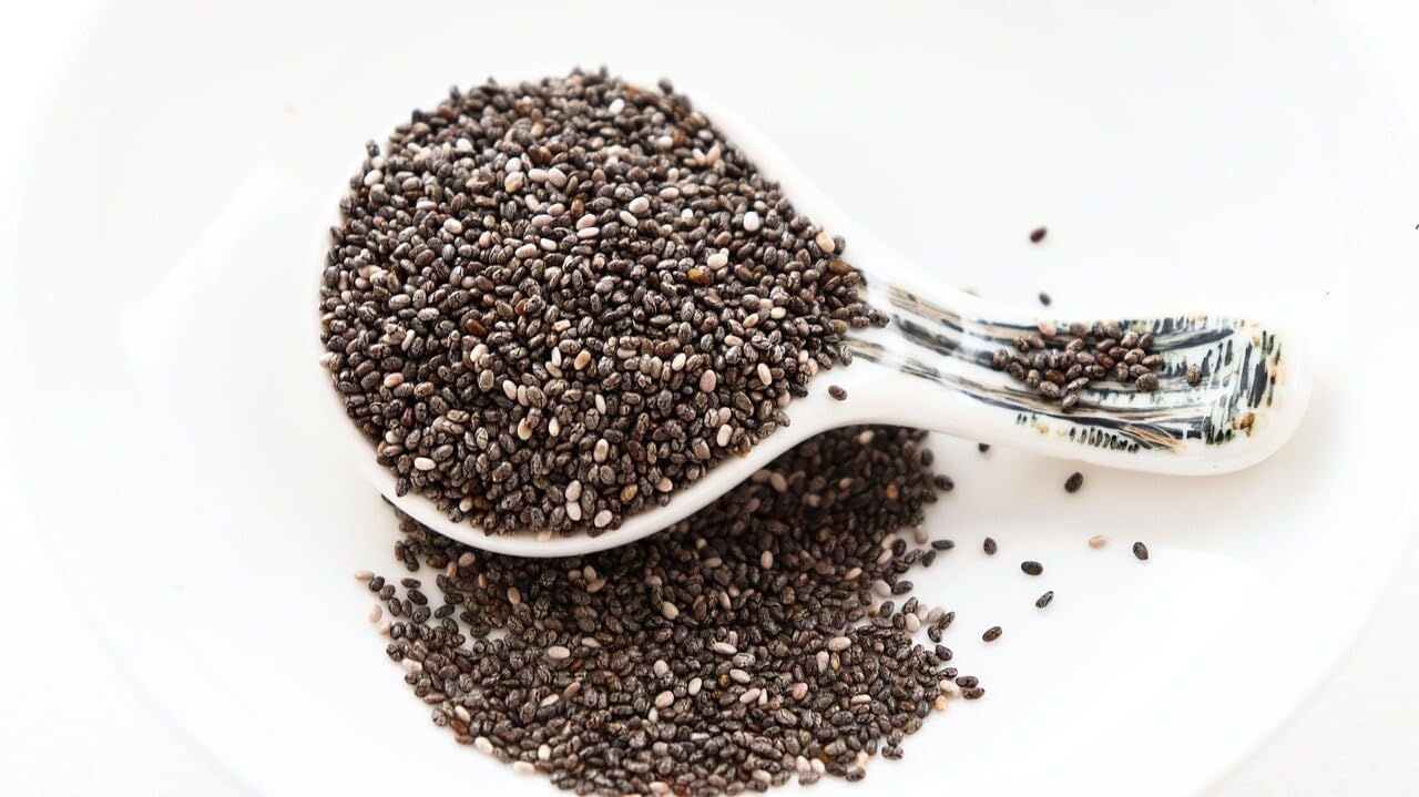ADIBITES Chia Seeds | Fibre Rich Superfood Seeds | Omega-3 Rich Chia Seeds for Eating | Supports Weight Management & Digestion | Healthy Snack for Weight Loss & Skin Glow | Natural Super Seeds