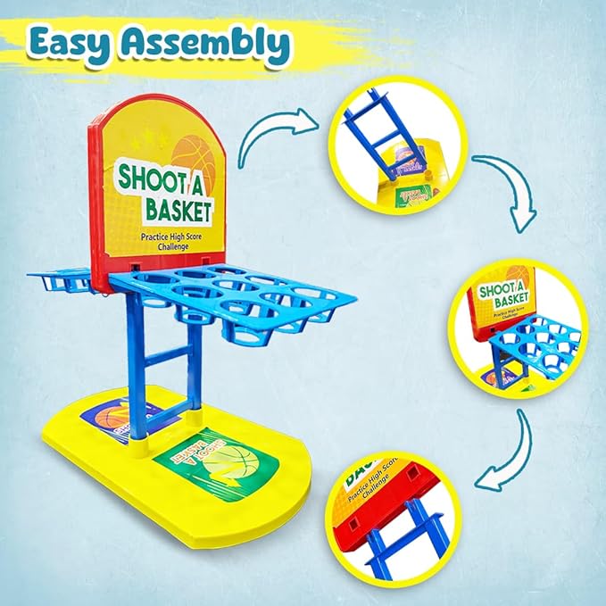 Wembley Shoot-A-Basketball Board Game for Boys & Girls Tabletop Action