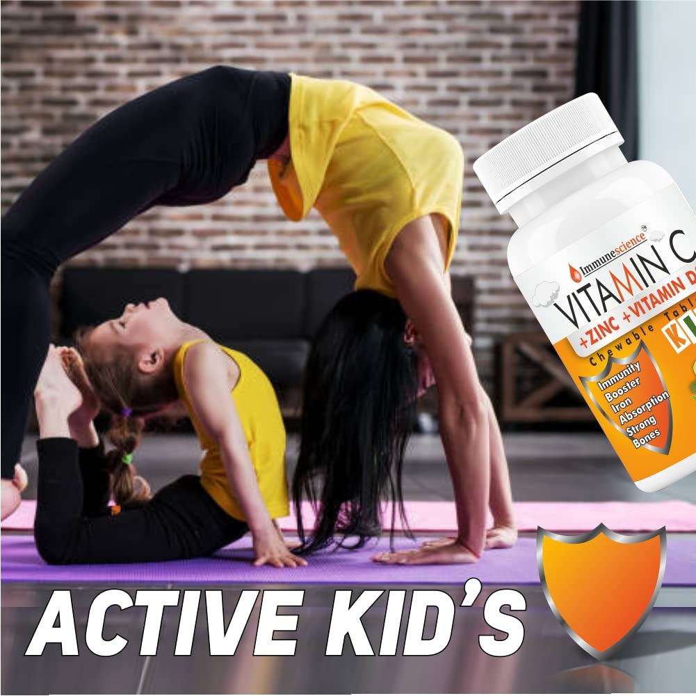 Immunescience Vitamin C Tablets For Kids - 60 tabs