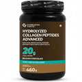 Carbamide Forte Hydrolyzed Collagen Supplements | Collagen Powder for Women & Men with 20g Peptides + 18g Protein Per Scoop | Type I & III with Hyaluronic Acid, Biotin, Vitamin C & E | Belgian Chocolate Flavour | 460g