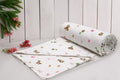 Trance Home Linen 150 GSM Pure Cotton Reversible Dohar Double Bed Size AC Blanket Comforter Soft Light-Weight Bed Blanket Colour White Toys