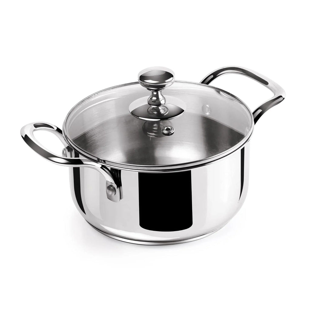 Milton Tri-Ply Stainless Steel Casserole with Lid