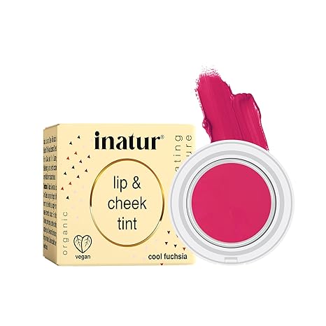 Inatur Cool Fushia Lip & Cheek Tint - 4 gms