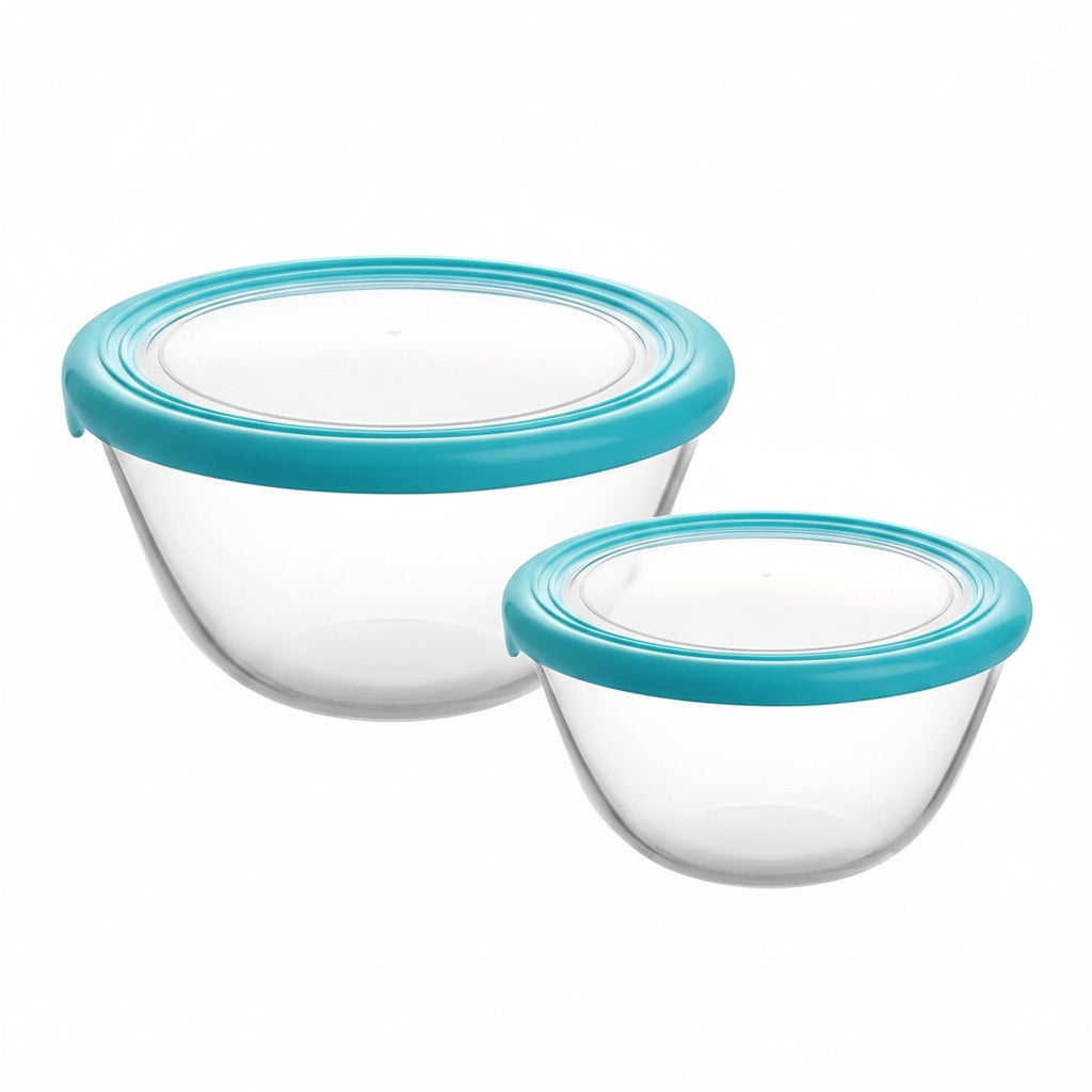 Cello Ornella Toughened Glass Mixing Bowl Set