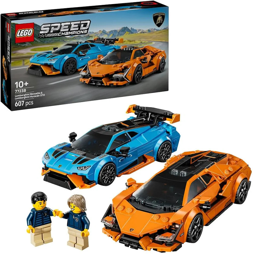 Lego Speed Champions Lamborghini Revuelto & Huracan STO 77238 Building Blocks Toys for 10+ Gift for Boys and Girls