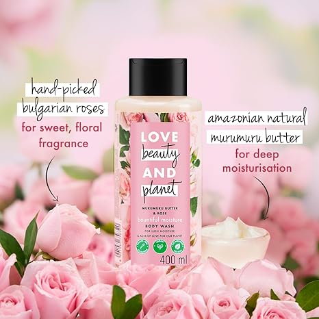 Love Beauty & Planet Moisturising Body Wash - 400 ml