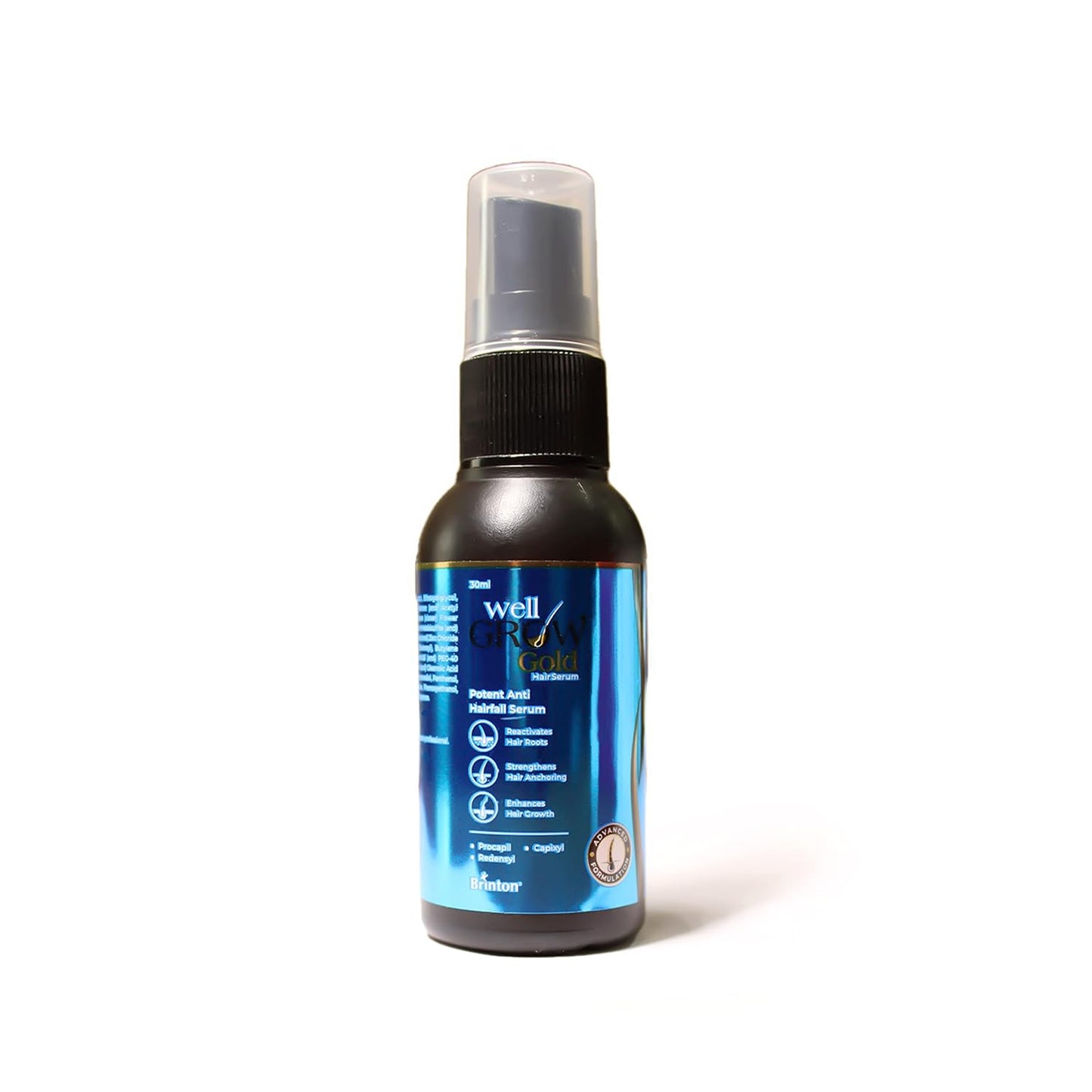 Brinton WellGrow Gold Hair Growth Serum - 30 ml