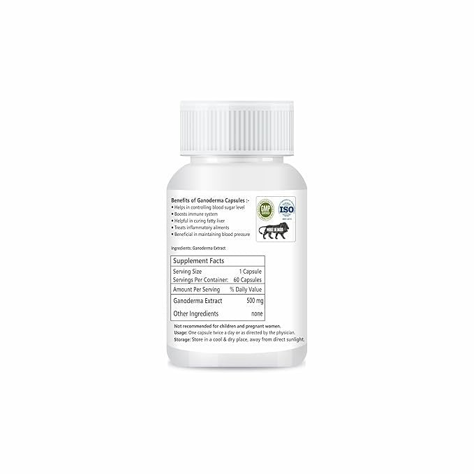 Zindagi Ganoderma Pure Extract Capsules - 60 Caps