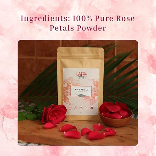 Vriksha Veda Rose Petals Powder Natural Face Pack - 100 gms