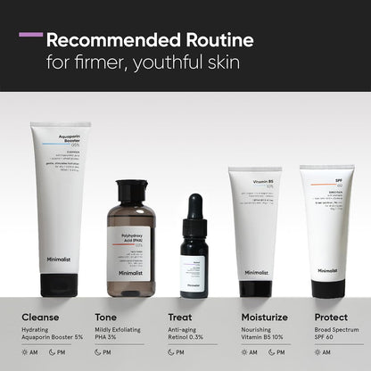 Minimalist Anti-Aging Night Serum with 0.3% Retinol 10ml