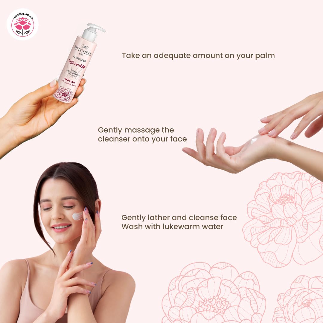 Mitchell Usa Flaw-less Lighten Up Micro Dermabrasion Cleanser - 100ml