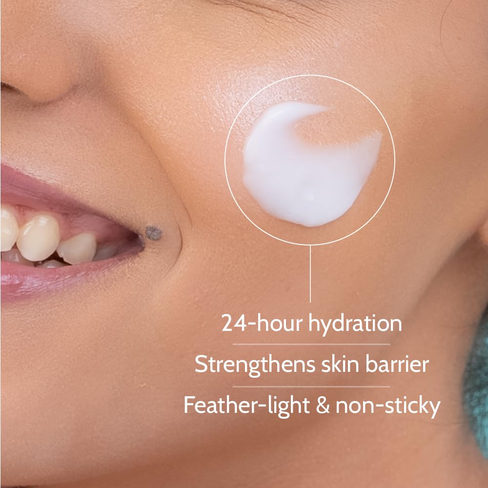 Chemist At Play Intensely Hydrating Face Moisturizer for Dry Skin | 24 Hr Moisturization | Repairs Skin Barrier | Lightweight, Non-Sticky Cream | With Barrier-Repair Actives | For Men & Women | 100g