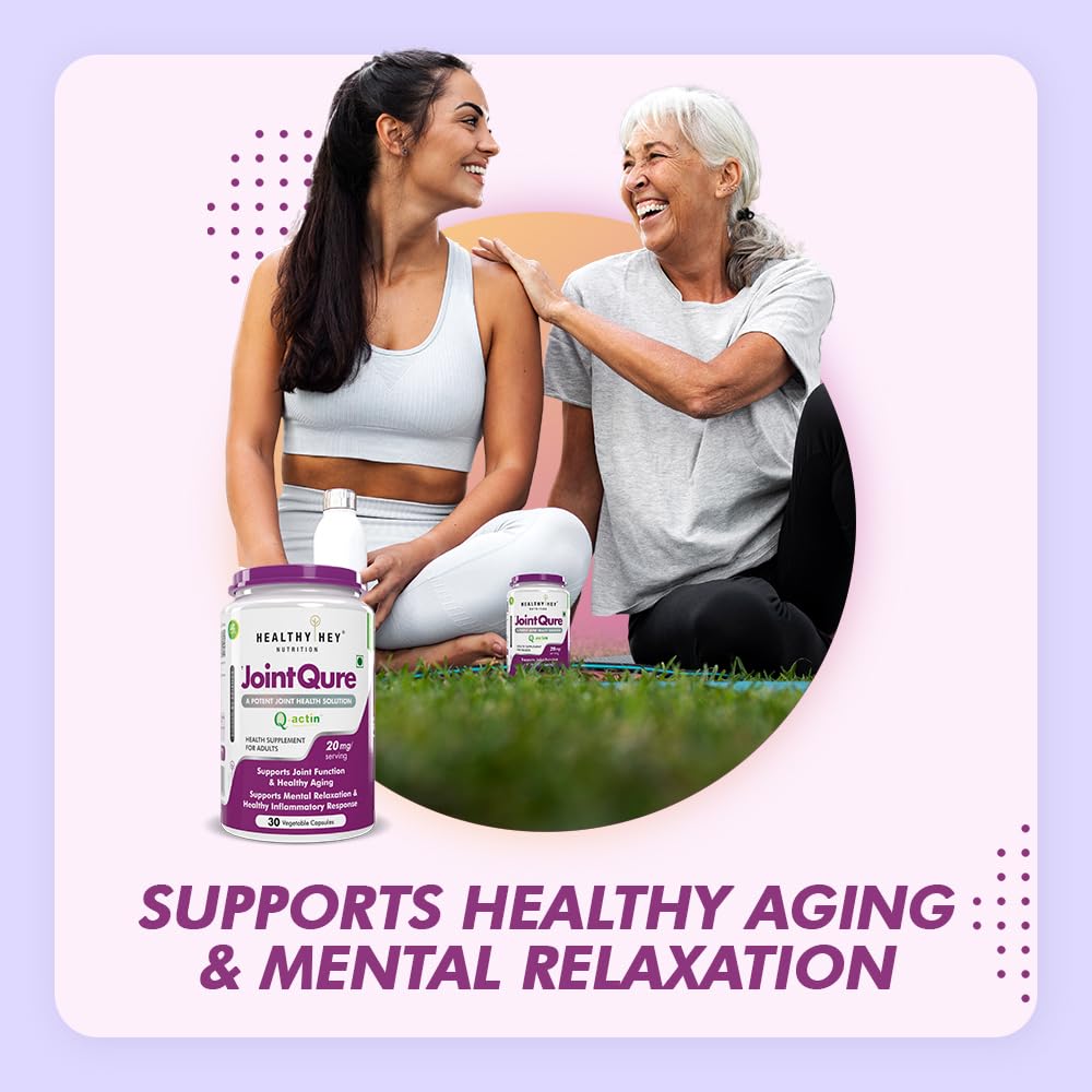 HealthyHey Nutrition JointQure - 20 mg per serving - 30 Vegetable Capsules