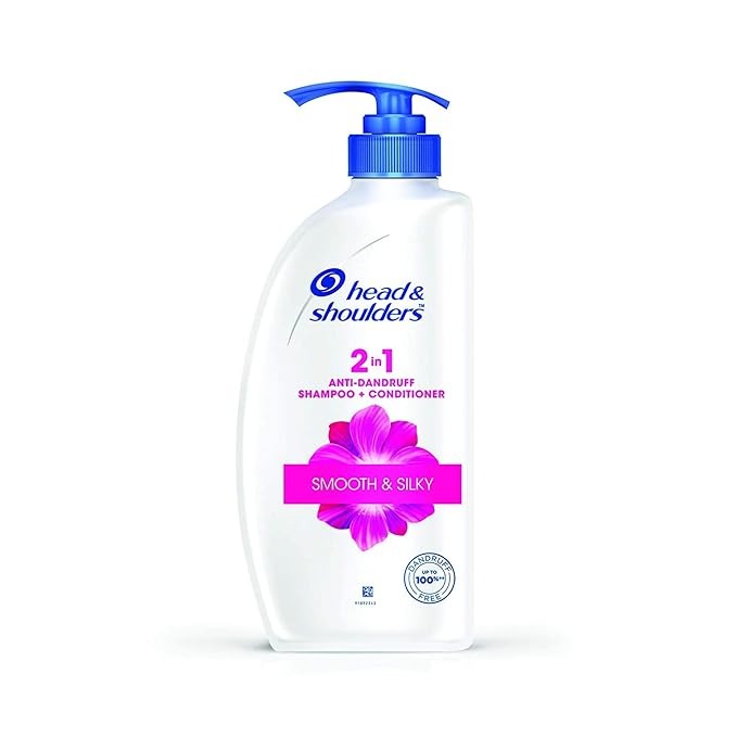 Head & Shoulders 2-in-1 Smooth and Silky Anti Dandruff Shampoo + Conditioner - 650 ml