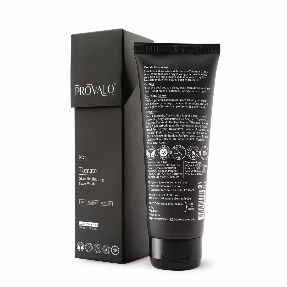 Provalo Tomato Natural Face Wash - 100 ml