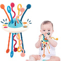 Wembley Montessori Sensory Pull String & Teether Toy for Babies 6-12 Months Multicolor