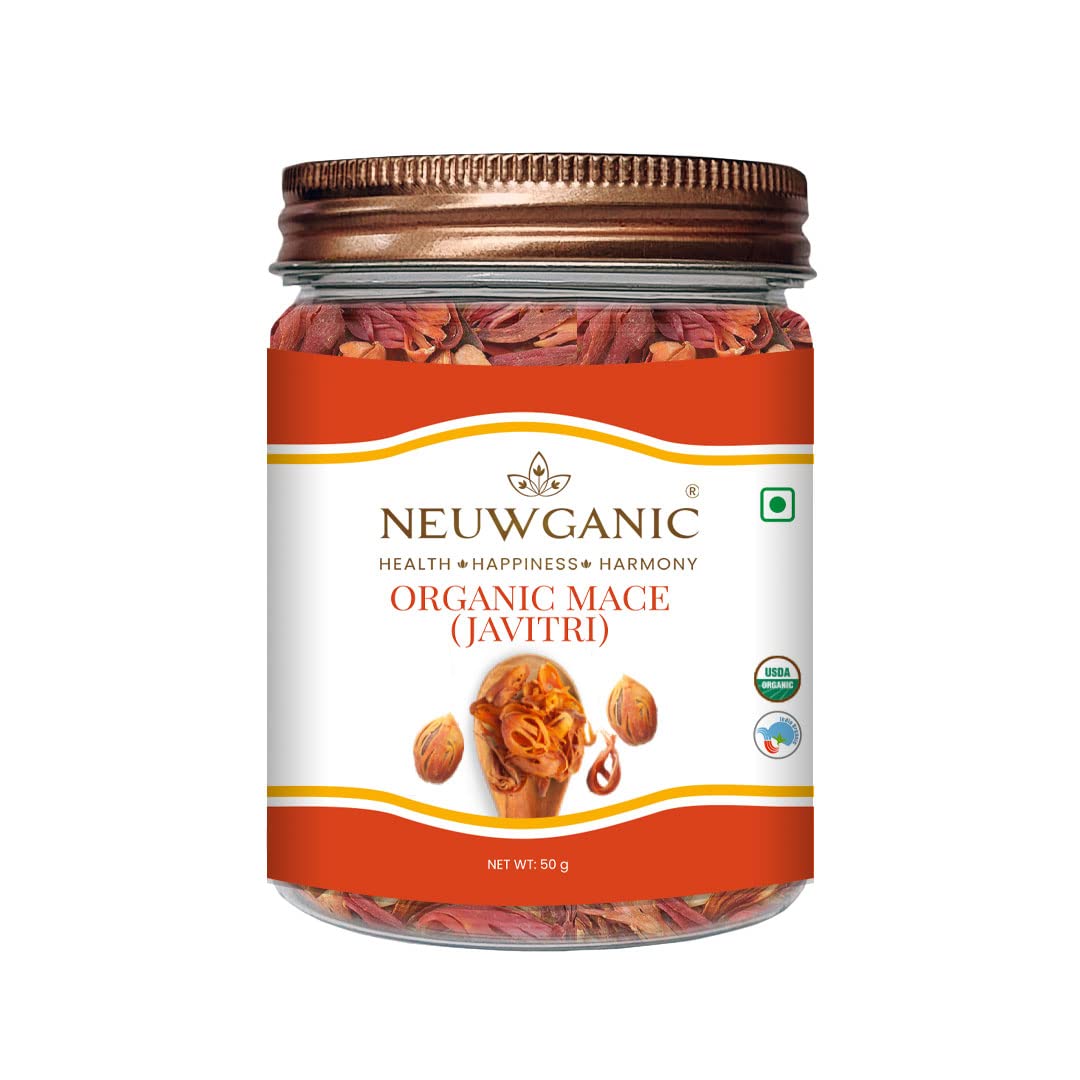 Neuwganic Organic Mace Whole Pure & Natural Javitri - 50 Grams