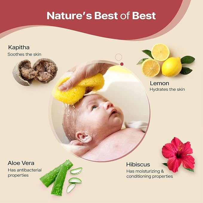 Herby Angel Ultra Gentle Body Cleanser for Babies and Kids - 200 ml