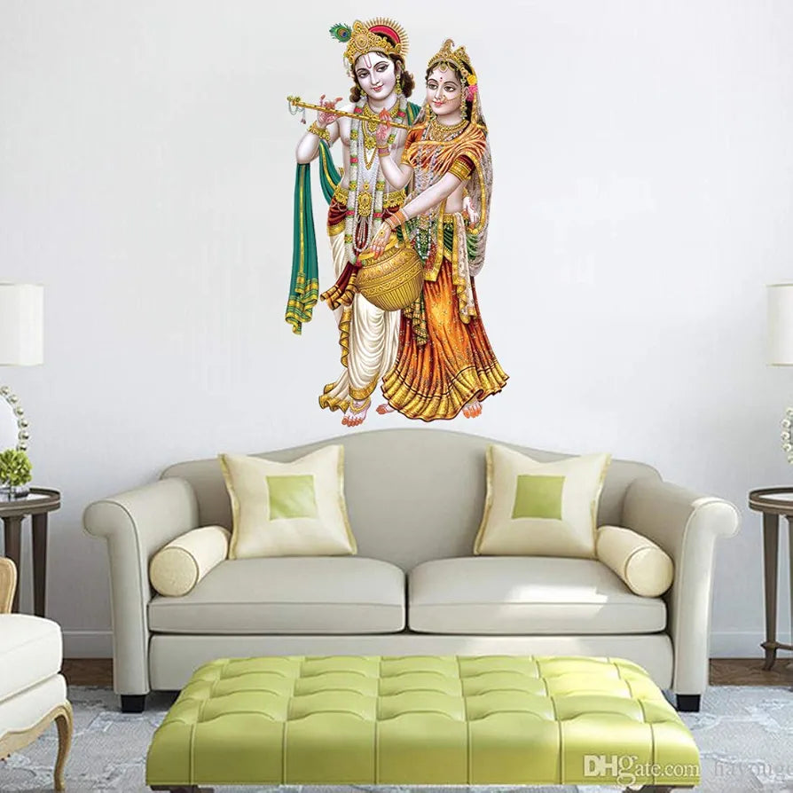 Rangoli White Glossy Vinyl Wall Sticker Premium Self-Adhesive Waterproof Parent-7 Design-8