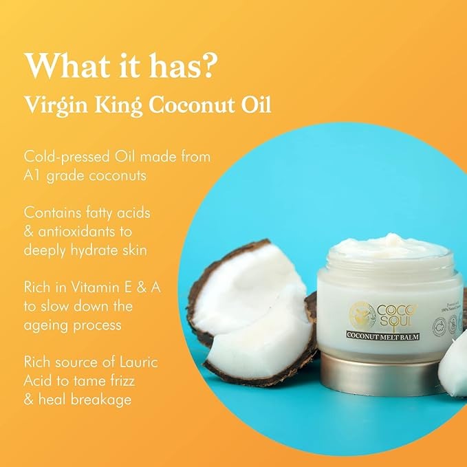Coco Soul Coconut Melt Balm - 50 gms
