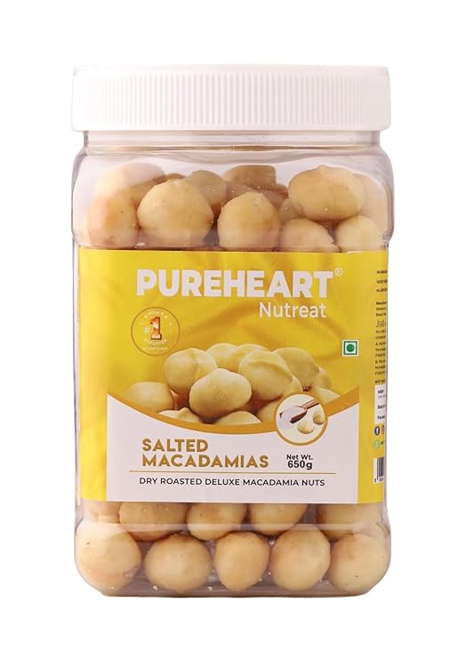 Pureheart Salted Macadamia - 650 gms