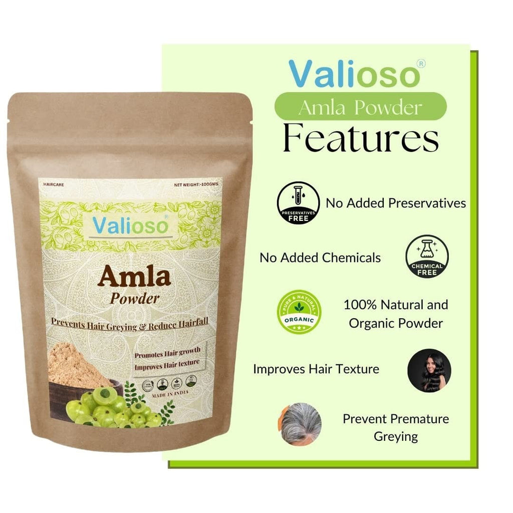Valioso Amla Powder for Hair - 100 gms