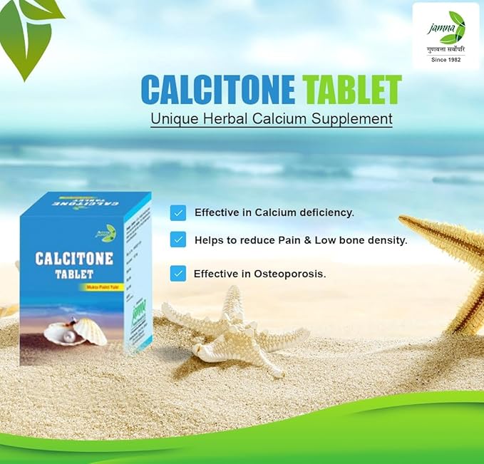 Jamna Herbal Calcitone Tablets | Mukta Pushti Yukt | 60 Tabs | Pack of 2