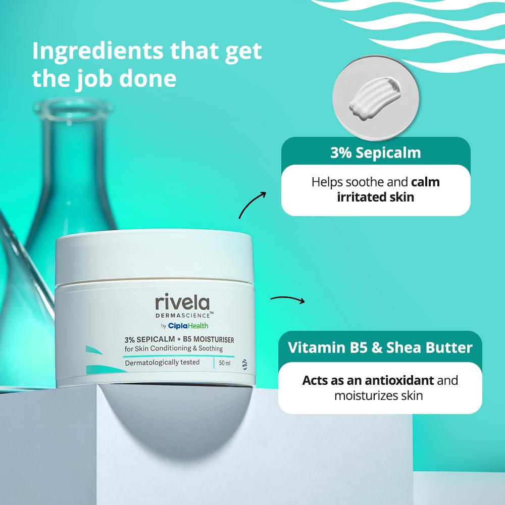 Rivela Dermascience By Cipla B5 Moisturizer Cream - 50 ml