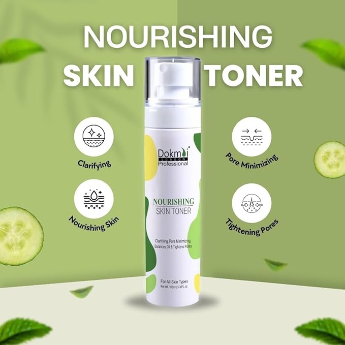 Dokmai London Nourishing Skin Toner Clarifying - 100 ml Each (Pack of 2)