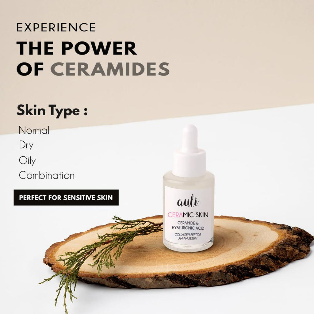 Auli Lifestyle Ceramic Skin Collagen Peptide 1% Facial Serum - 30 ml