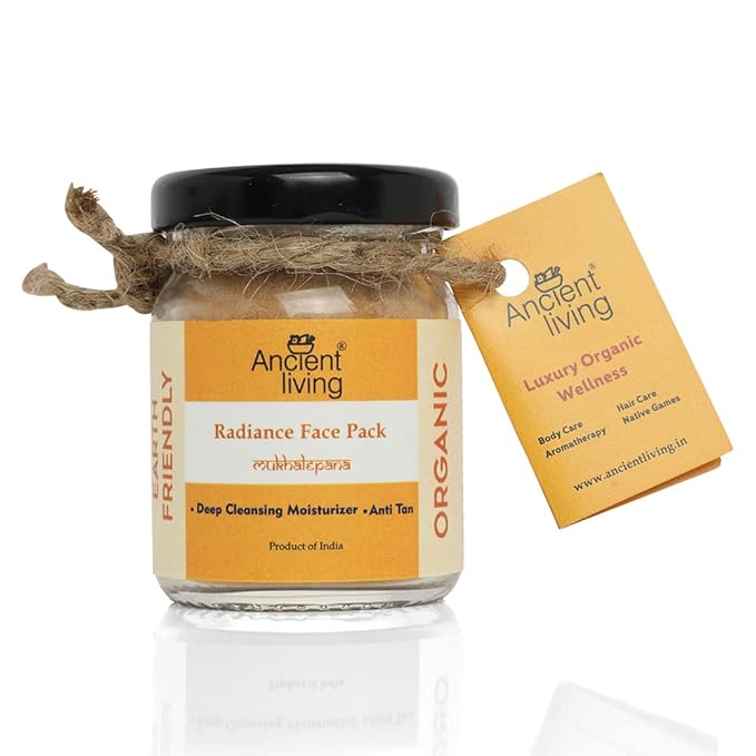 Ancient Living Organic Skin Radiance Face Pack - 20 gms