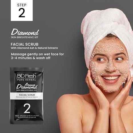 Biofresh Herbals Diamond Facial Kit 5 Steps - 46 gms Each (Pack of 2)