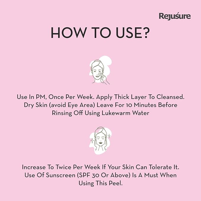 Rejusure AHA 25% + PHA 5% + BHA 2% Facial Peeling Solution - 30 Ml