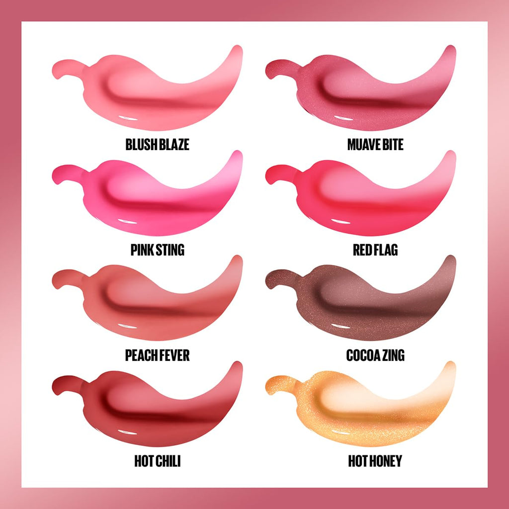 Maybelline New York Lifter Plump, Plumping Lip Gloss, Hot Chili | 30% Instantly Plumper Look