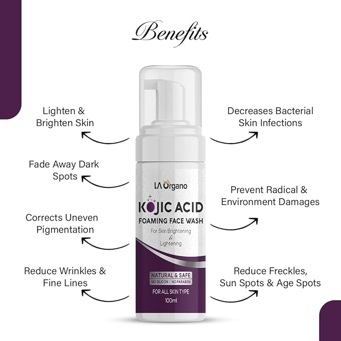 La Organo Kojic Foaming Face Wash - 100 Ml