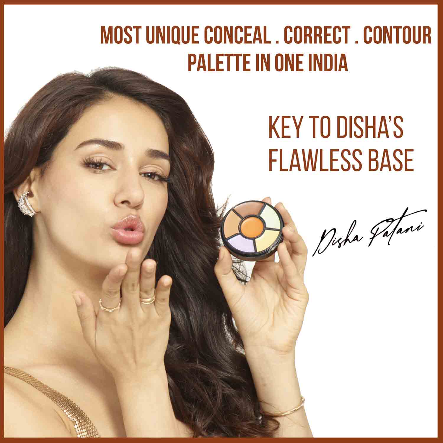 INSIGHT Pro Concealer Palette â€“ Shade Concealer | Makeup Wheel for Face | Satinâ€“Matte Finish | 3-in-1 Conceal, Contour & Correct | Waterproof | Full Coverage | 15gm