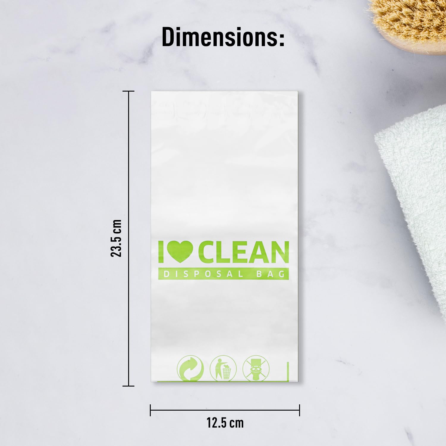 Sirona Sanitary & Diaper Disposal Bags â€“ Pack of 75 | Odour-Locking, Leak-Proof Bags for Hygienic Disposal of Sanitary Pads, Diapers | Easy-to-Carry & Eco-Friendly