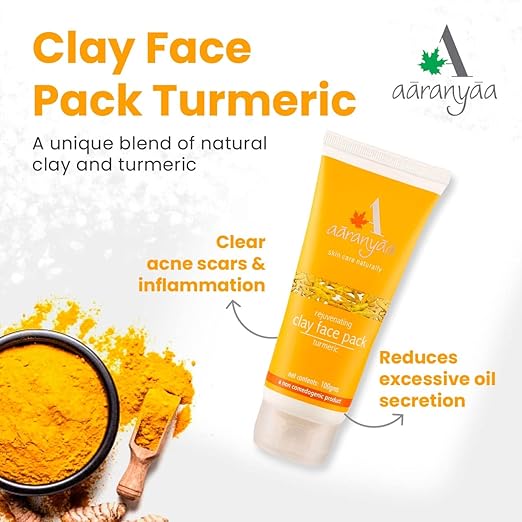 Aaranyaa Clay Face Pack Turmeric - 100 gms
