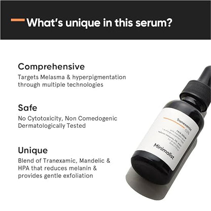 Minimalist 3% Tranexamic Acid Face Serum - 30 ml