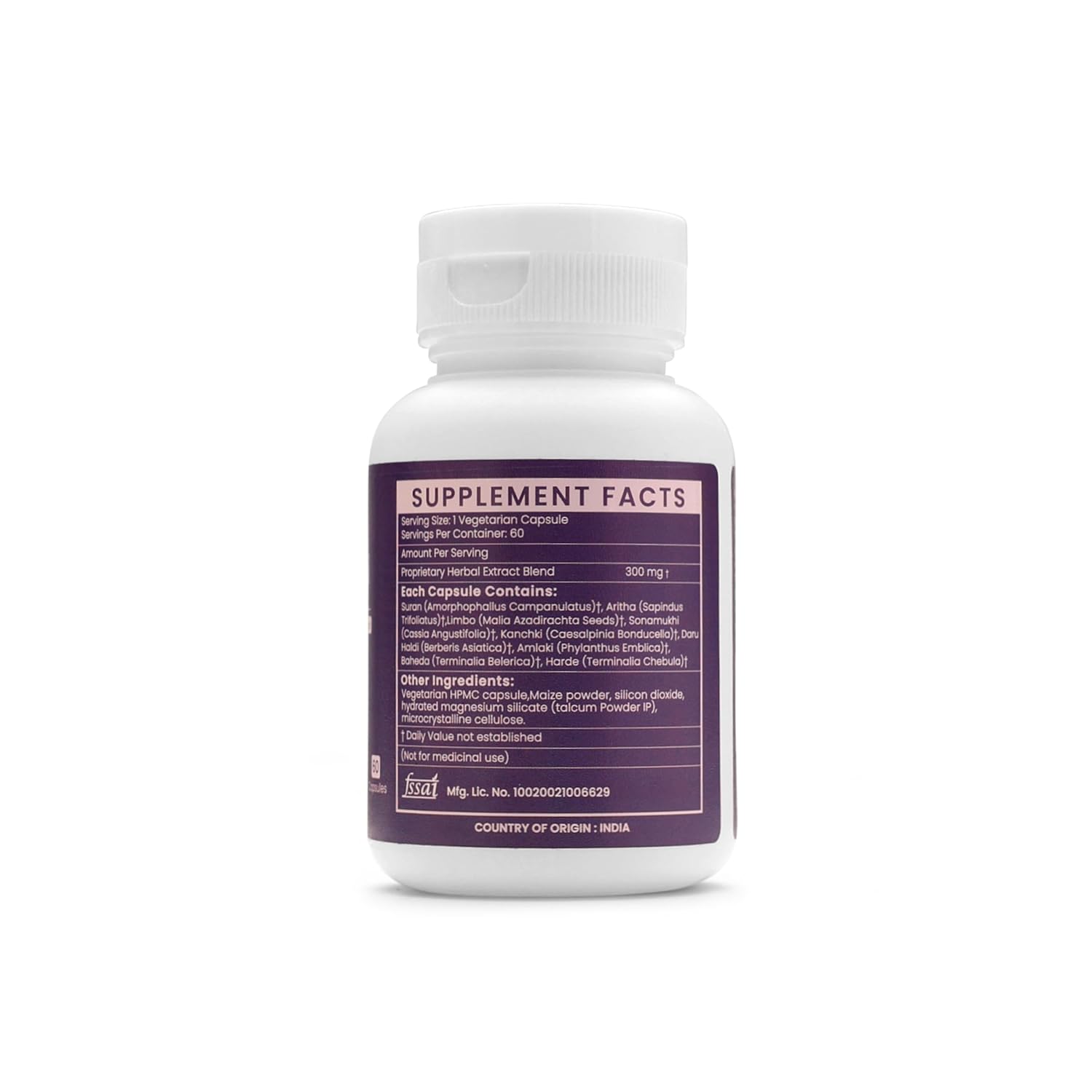 Ayurleaf Herbals- Hedonzal Extract Blended Capsules 300 Mg 60 Veggie Capsules for Men