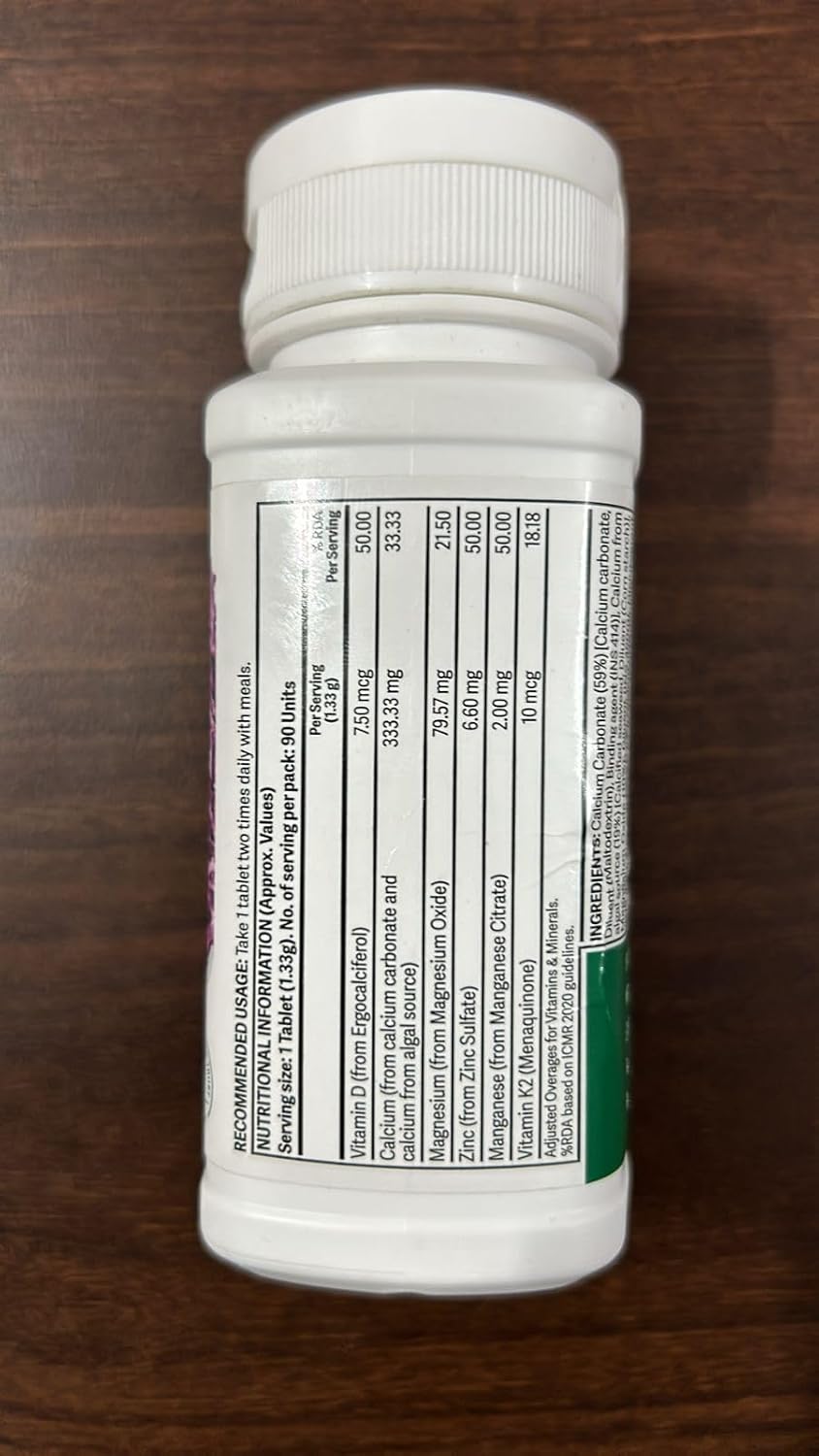 Nutrilite Cal Mag D K2 90 Tabs