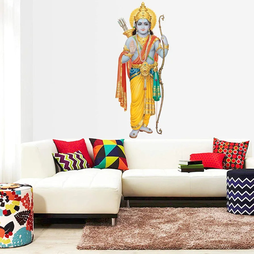 Rangoli White Glossy Vinyl Wall Sticker Premium Self-Adhesive Waterproof Parent-7 Design-1